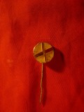 Insigna Hokey Liubliana , metal ,d=1,3cm