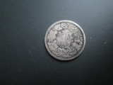 Elvetia _ 1/2 franc 1898 _ modeda din argint rara, Europa