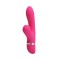 Vibrator Pretty Love Willow, 7 Moduri Vibratii, 4 Moduri Suctiune, Silicon, USB, Roz, 20.4 cm