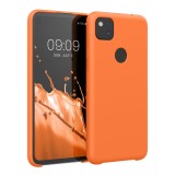 Husa pentru Google Pixel 4a, Silicon, Portocaliu, 52549.150, Carcasa