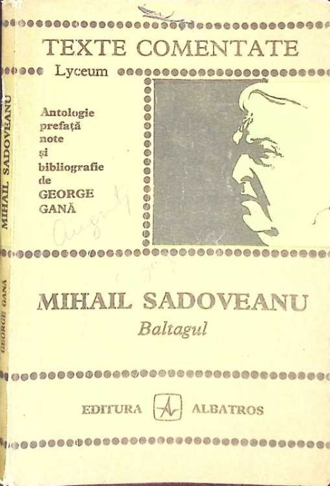 BALTAGUL. TEXTE COMENTATE-MIHAIL SADOVEANU-90251
