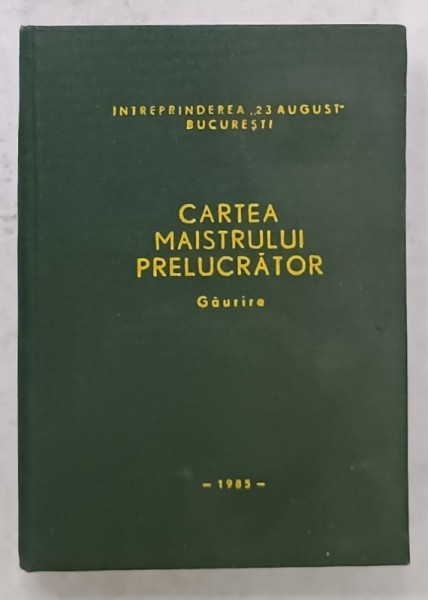 CARTEA MAISTRULUI PRELUCRATOR , PARTEA A PATRA : GAURIRE , 1985