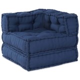 vidaXL Pernă albastru 70 x 70 x 54 cm Poliester