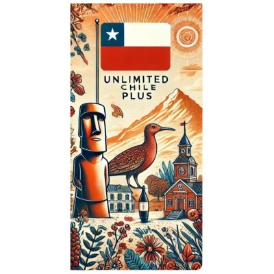 eSIM Chile, Unlimited Plus, 30 Days foto