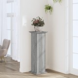 vidaXL Suport de plante, sonoma gri, 33x33x100 cm, lemn prelucrat 852983
