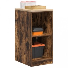 vidaXL Dulap de depozitare de garaj stejar afumat 40x51x85 cm 860539
