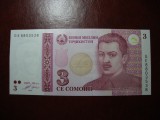 TADJIKISTAN 3 SOMONI 2010 UNC