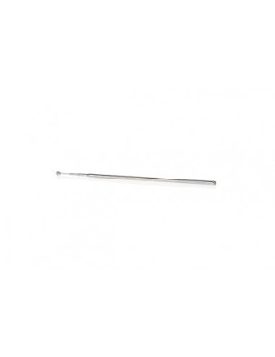 Antena Auto Exterior Universala Extensibila Crom Lungime 30CM Cablu 1.3M foto