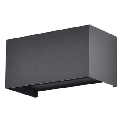 Corp iluminat perete ip65 24w 3000k - negru foto