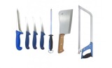 Set Macelarie 3 Cutite, Injunghiat, Masat, Satar, Fierastrau Oase, Oem
