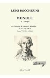 Menuet in La major pentru vioara si pian - Luigi Boccherini