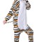PJM183-82 Pijama intreaga model cu pisica colorata