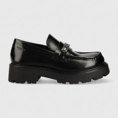 Vagabond Shoemakers mocasini de piele COSMO 2.0 femei, culoarea negru, cu platforma, 5549.004.20