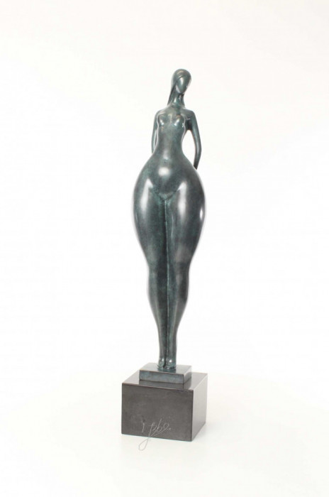 Nud mare - statueta din bronz pe soclu din marmura XX-18