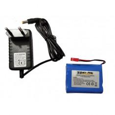 Acumulator Toslon 12v Li-Ion cu Incarcator 220V pentru ecranele sonarelor Toslon