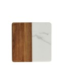 Suport pahare SanDonna 891W Alb, patrat, 10 x 10 cm