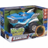 Masinuta cu lumini si sunete Teamsterz, Monster Moverz Robo Shark, Albastru