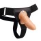 Strap-On Hollow Cock, Natural, 19 cm