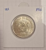 Moneda Argint Botswana 50 Cents 1966 KM#1 Argint UNC