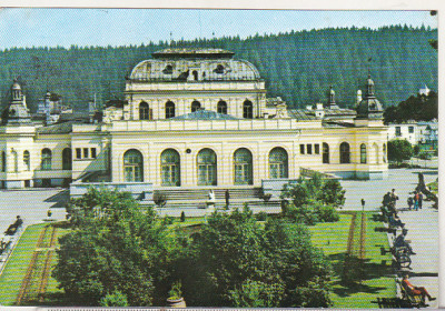 bnk cp Vatra Dornei - Pavilionul central al bailor - circulata foto