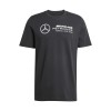 Mercedes AMG Petronas tricou de bărbați Logo black F1 Team 2025 - S, Adidas