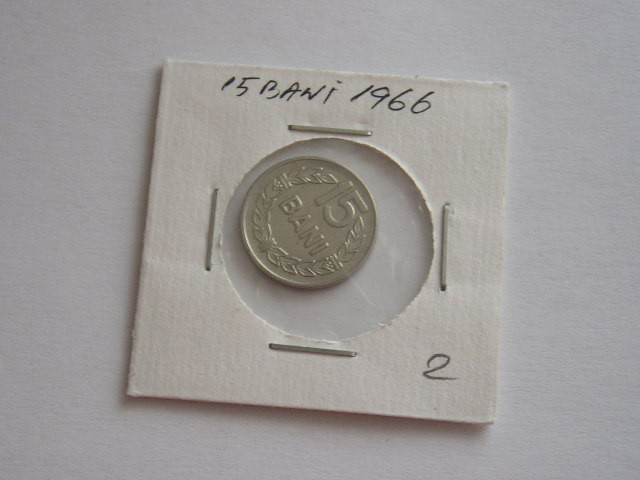 M1 C10 - Moneda foarte veche 39 - Romania - 15 bani 1966