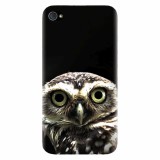 Husa silicon pentru Apple Iphone 4 / 4S, Owl In The Dark