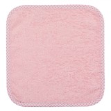 Prosopel Copii, Bumbac, Roz, Carouri, 30x30cm, Oem