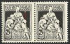 EROARE-VARIETATE ASISTENTA SOCIALA --PERECHE----1921--MNH, Nestampilat