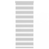 VidaXL Jaluzea tip zebra gri deschis lățime țesătură 55,9 cm poliester