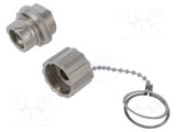 Conector &icirc;ncastrat Cat. 6A zinc nichelat CONEC