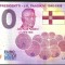 !!! 0 EURO SOUVENIR - FINLANDA , PRESEDINTELE J.K. PAASIKIVI - 2021.7 - UNC