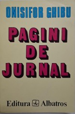 Pagini de jurnal (1935-1963), vol. 1 ? Onisifor Ghibu foto