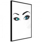 Cumpara ieftin Poster - Piercing Gaze, cu Ramă neagră, 40x60 cm