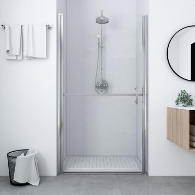 vidaXL Ușă de duș, 100 x 178 cm, sticlă securizată foto