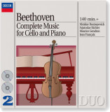 Beethoven - Complete Music for Cello &amp; Piano | Ludwig van Beethoven, Mstislav Rostropovich, Sviatoslav Richter