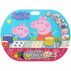 SET PENTRU DESEN 5IN1 GIGABLOCK PEPPA PIG foto