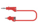 Cablu de măsurare 60VDC 30VAC 12A cu soclu axial 4mm roșu