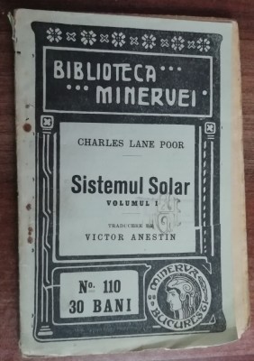 myh 621 - Biblioteca Minervei - 110 - Charles Lane Poor - Sistemul solar foto