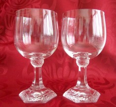SET DOUA PAHARE CRISTAL ROSENTHAL CLASSIC ROSE MODEL MARIA 14.5 CM