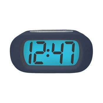 Ceas cu alarma afisaj LCD albastru Quartz 3x AAA foto