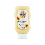 Maioneza Originala Eco Biona, 270g, Ingrediente Organice, Fara Gluten, Oua Gaini Crescute Liber