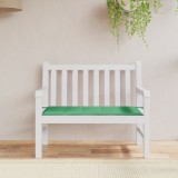vidaXL Pernă de bancă de grădină, verde, 120x50x4 cm, textil oxford