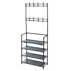 Storage solutions Suport de imbracaminte, 4 rafturi, 60x26x155 cm foto