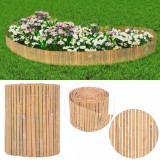 Gard Bambus Natural 1000x30 cm vidaXL Maro - Delimitare Gradina, Aspect Tropical