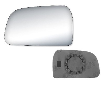 Geam oglinda exterioara cu suport fixare Hyundai Tucson (Jm), 06.2004-10.2009, Stanga, geam convex foto
