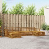 vidaXL Seturi de canapele 6 pcs natural Lemn Solid de Acacia 3373889