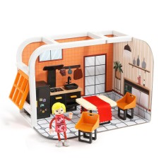 Joc de rol Bucatarie Topbright, figurina si mobilier incluse, 3 ani+ foto