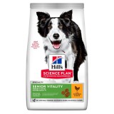 Hill's Science Plan Canine Senior Vitality Medium Chicken 2.5kg hrana caini seniori 7+ ani vitalitate muschi articulatii