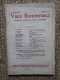 VIATA ROMANEASCA 1936 ANUL XXVIII DECEMBRIE NR 12